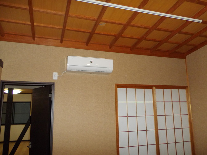 お稽古場を寝室に変更 お稽古場を寝室に変更