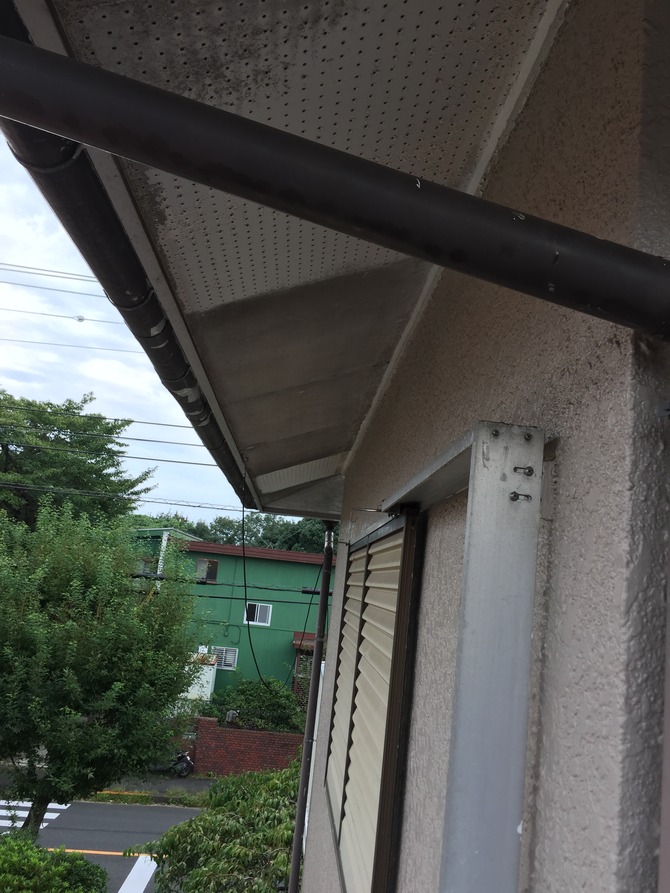 施工前:軒天 鼻隠し 施工前:軒天 鼻隠し