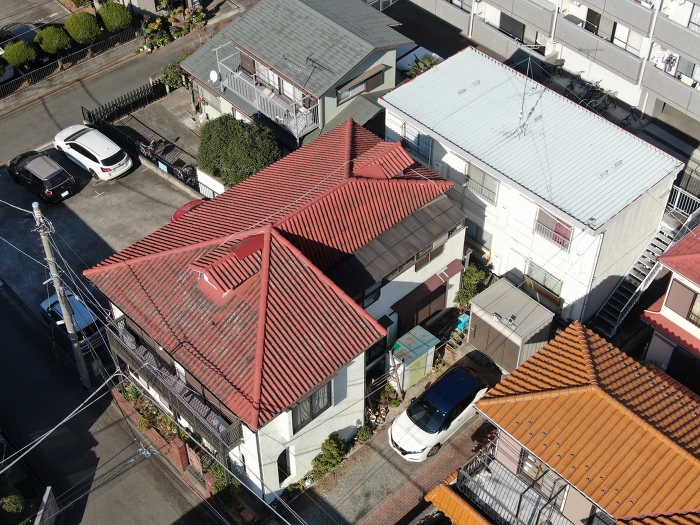 Before 屋根 S字セメント瓦 Before 屋根 S字セメント瓦