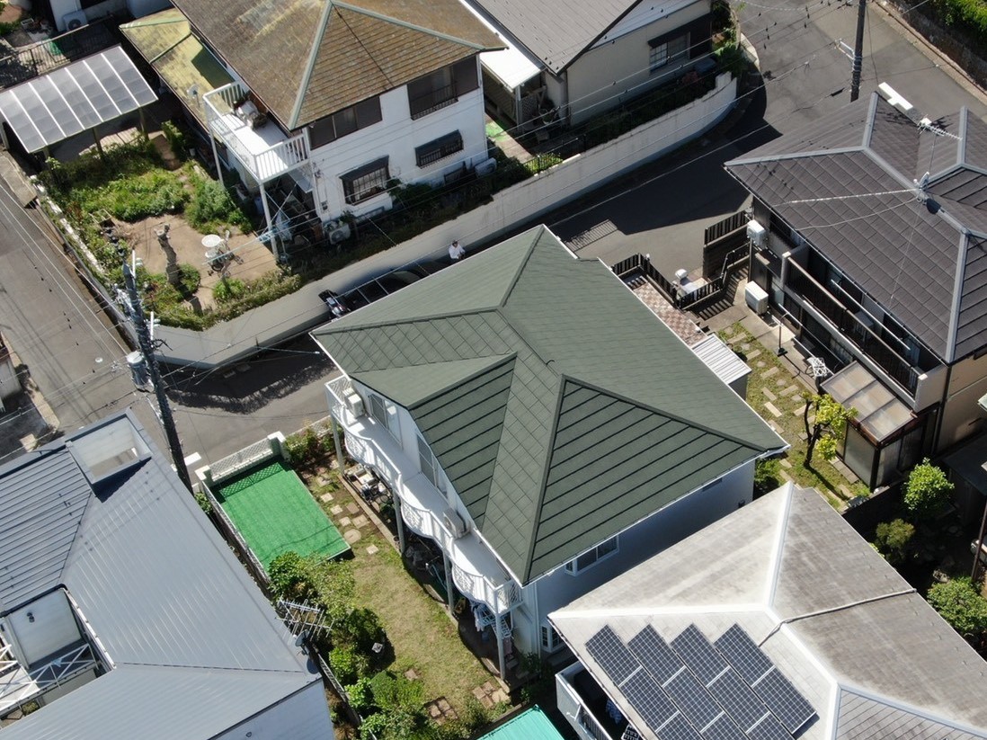 エコグラーニ グリーン 葺き替え工事